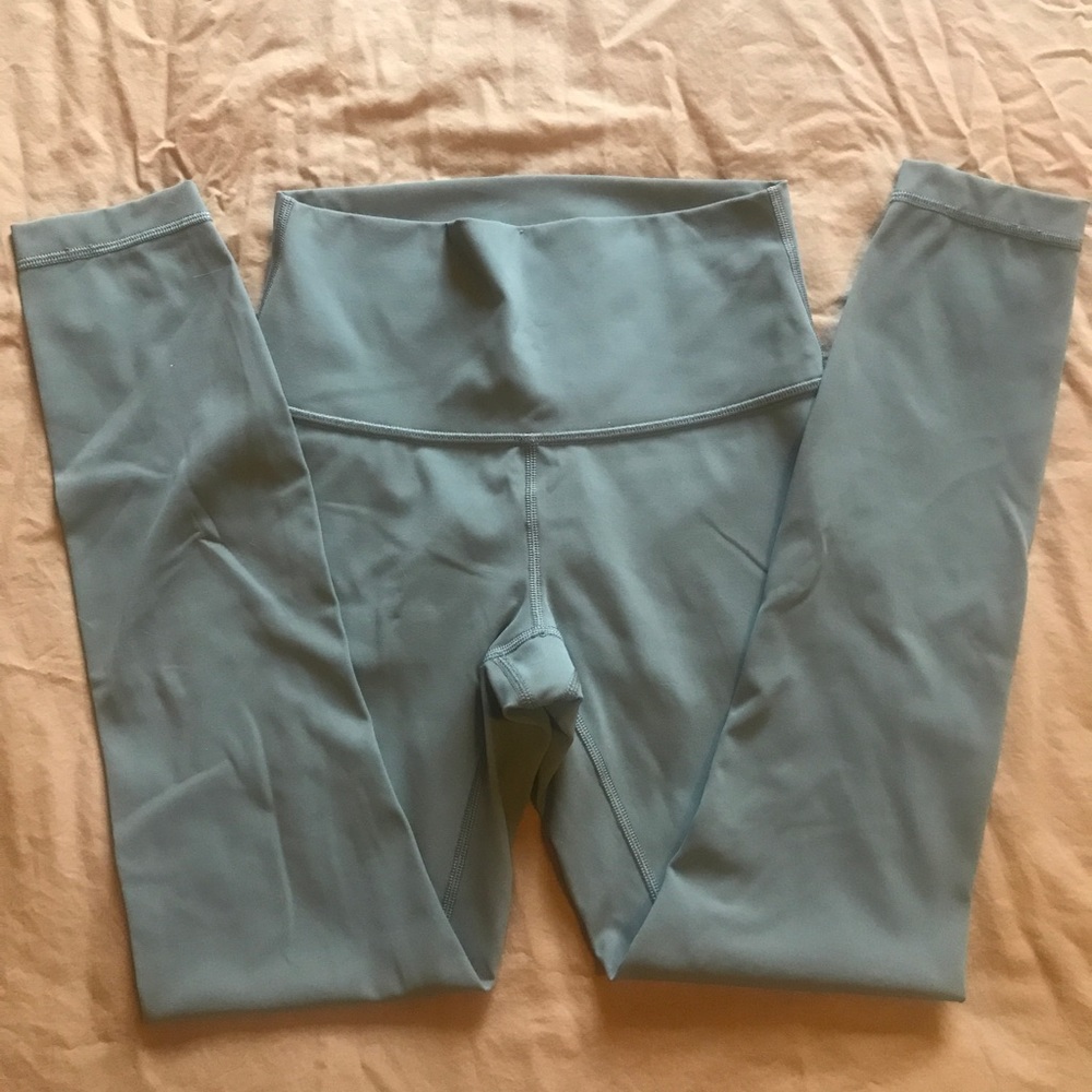 Lululemon leggings, grey sage, size 4